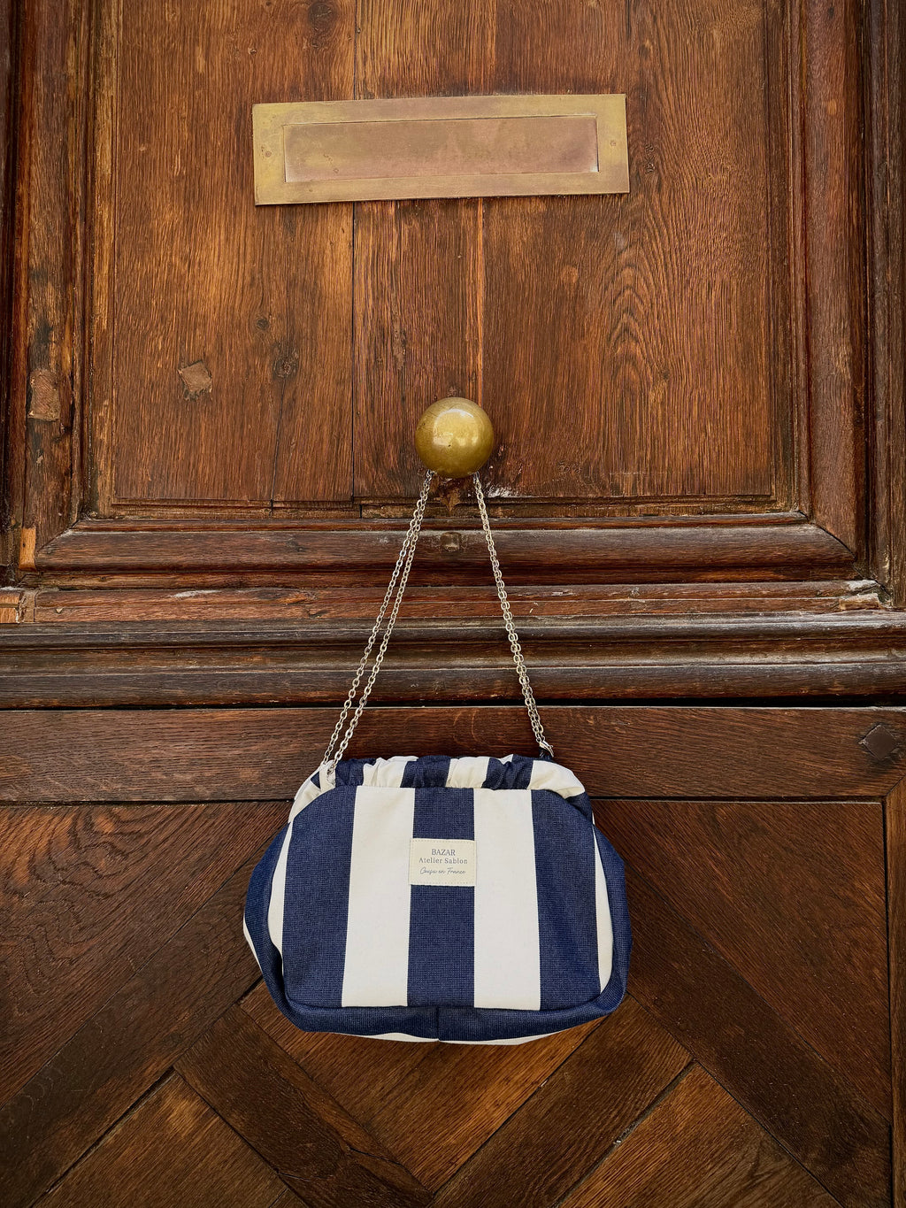 Clutch — Jouy de Fruits | Navy Stripe