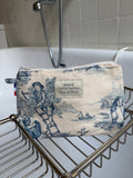 Toiletry Pouch — Jouy de Fruits | Blue