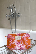 Toiletry Pouch — Jouy de Fruits | Orange & Fuchsia